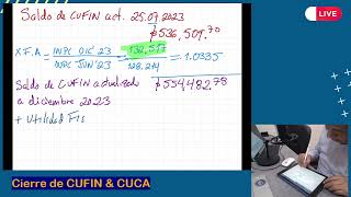 Cierre de CUFIN (UFIN Negativa) y CUCA a mano