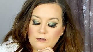 EASY Green and Gold Eye FALL Makeup ft. Laura Lee x Violet Voss Palette | SteffieBean