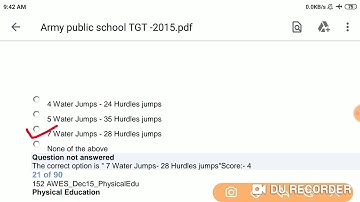 ARMY PUBLIC SCHOOL|| TGT-2015 PREVIOUS YEAR QUESTION PAPERS|| APS -AWES WITH ANSWER KEY