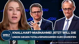 BÜRGERGELD: Knallhart-Maßnahme! Jetzt will die Union gegen Totalverweigerer durchgreifen!