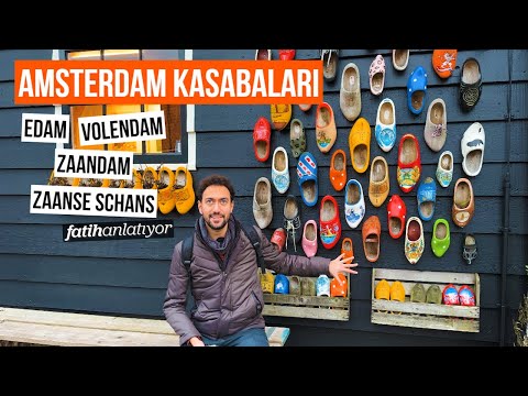 Amsterdam Kasabaları [4K] - Edam, Volendam, Zaandam ve Zaanse Schans