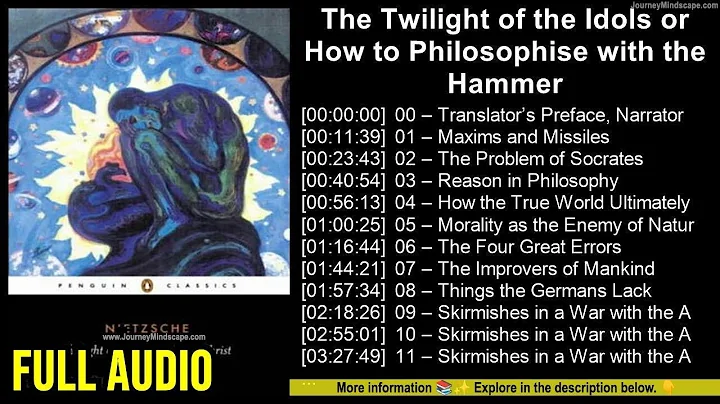 The Twilight of the Idols or How to Philosophise with the Hammer ~ Friedrich Nietzsche (Audiobook)