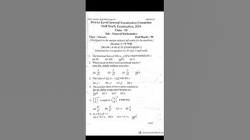 Class 9 Math Half Yearly Question Paper | Dhubri District Paper 2024 | #seba #exam