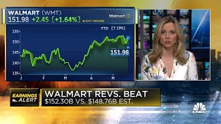 Walmart earnings beat estimates as it raises full-year guidance