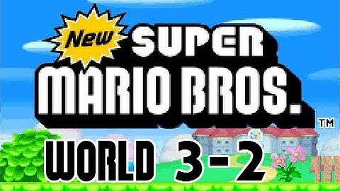 New Super Mario Bros. - World 3-2 (Secret Exit)