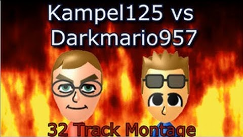 [MKWii] 32 Track 1v1 Montage (With darkmario957)