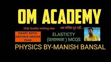 Elasticity MCQS