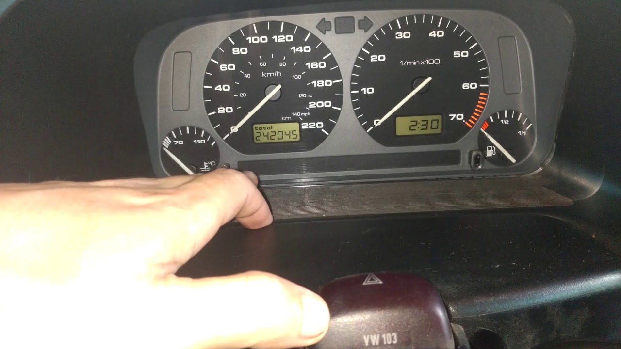 Velocímetro e conta giro  não funcionam- Golf Mk3