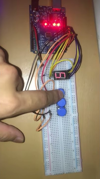Counter arduino 0-9 - YouTube