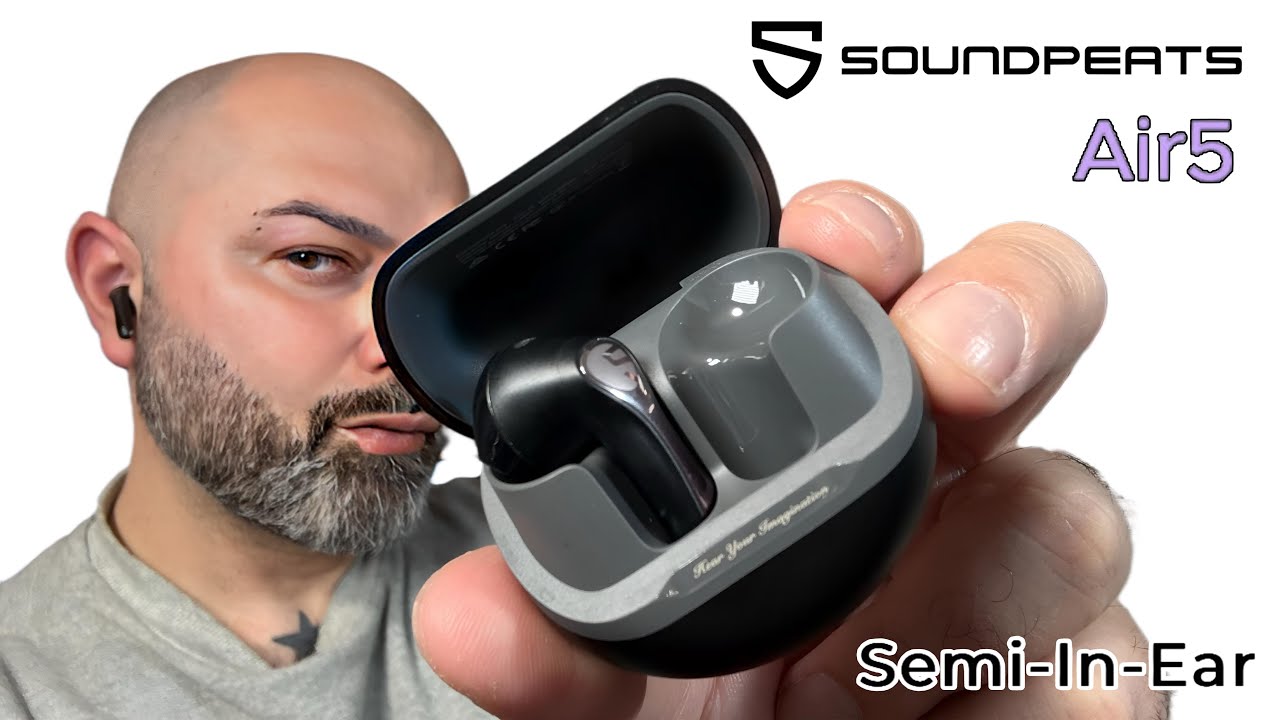 SoundPEATS Air5 Semi-In-Ear aptX Adaptive Lossless Wireless Earbuds