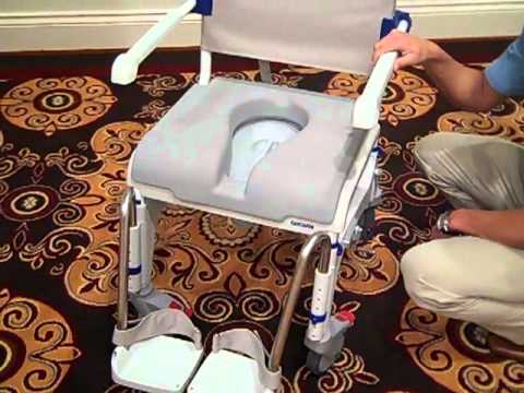 Ocean Shower Commode Chair Youtube