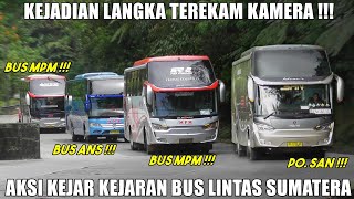 ASLI SERU !!! Aksi Kejar Kejaran Bus Sumatera di Jalur Pacu Sitinjau Lauik Padang