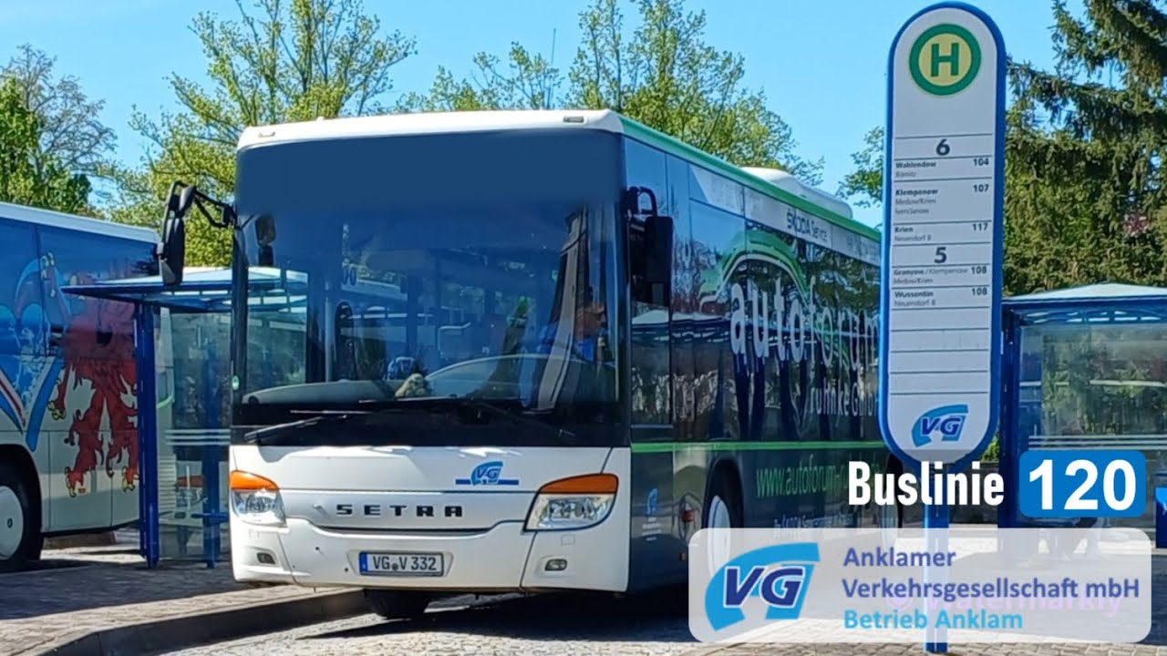 AVG | Mitfahrt Bus 120: Friedland Markt - Anklam ZOB | Setra S 415 LE business
