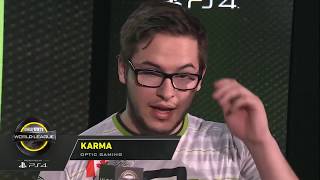 OpTic Karma Interview After Eliminating eUnited - CWL Global Pro League Stage 2 Playoffs