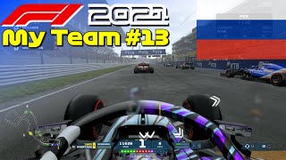 WET START WITH DRY TYRES! - F1 2021 My Team Career Mode #13: Sochi