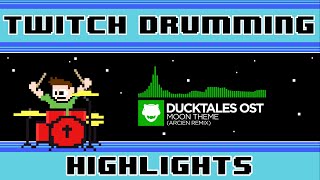 Video thumbnail of "Ducktales OST - Moon Theme [Arcien Remix] (Blind Drum Cover) -- The8BitDrummer"