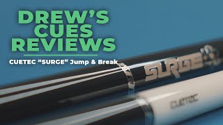 DREW'S CUES REVIEWS - CUETEC SURGE JUMP & BREAK CUES