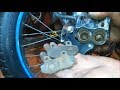 desarme y mantenimiento purgado caliper moto