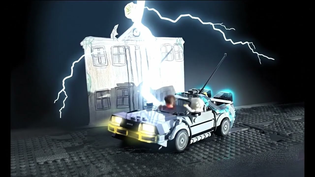Back to the Future, Lego scene.
