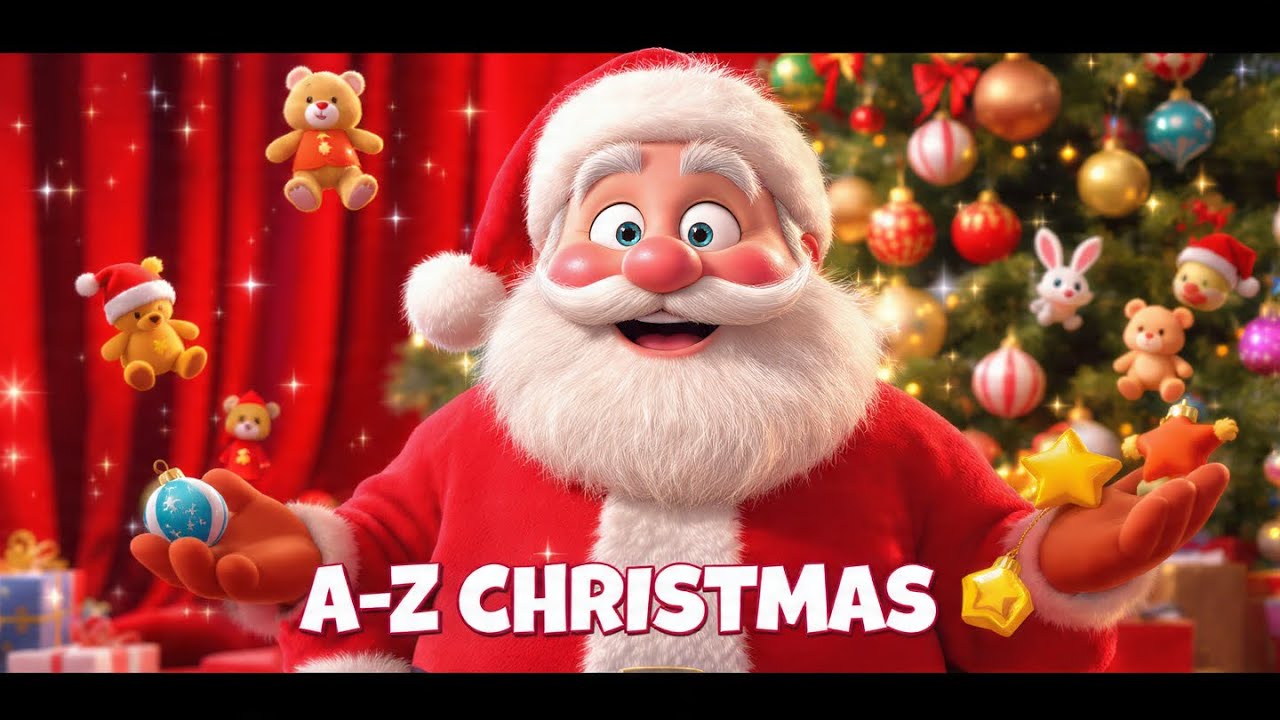 Learn ABC Phonics Song | A-Z Christmas | Preschool Learning | Nursery Rhymes | Kidsy Bitsy