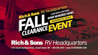 Fall Clearance Event at Rich & Sons RV Headquarters, Grand Island, Nebraska
