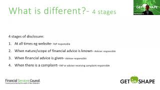 Session 11- New disclosure regulations: practical implementation