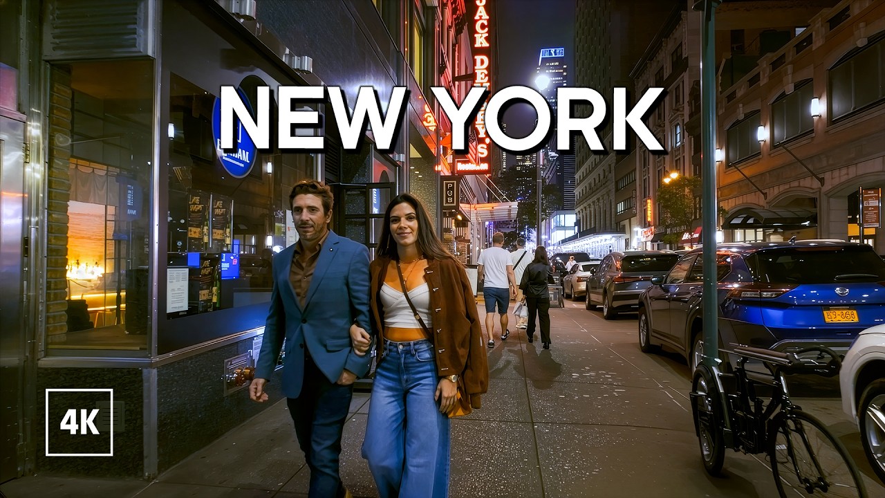 New York, Amerika Serikat | Jelajah Kota Malam 4K | 20 Sep 2026