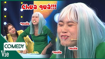 Chua lè chua lét với màn ăn chanh của Lâm Vỹ Dạ, mắc cười phun nước chảy ròng | 7 Nụ Cười Xuân Mùa 4