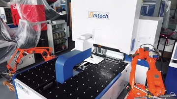 🤖 BM Panel Bender + Automatic Loading & Unloading Robot