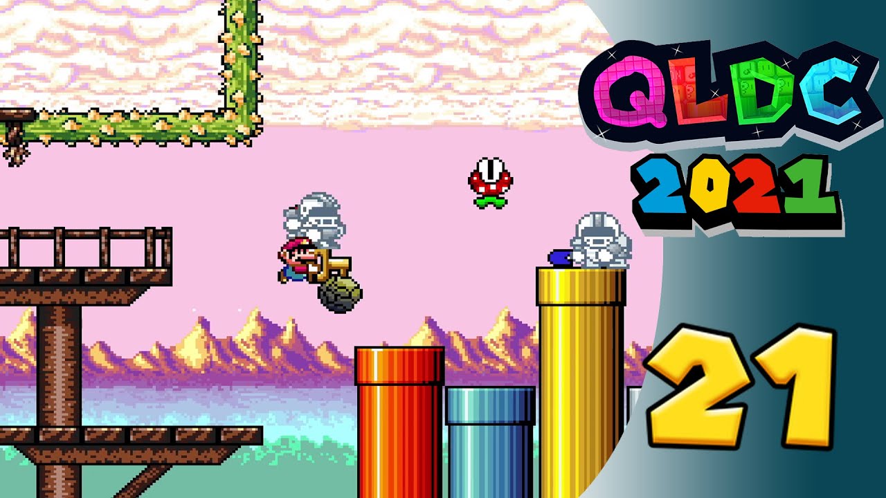 Questionable Level Design Contest 2021 [SMW-Hack] - Part 21 - Pony-Flashback