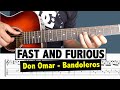 Don Omar - Bandoleros // Guitar Tutorial (GUITAR 1)