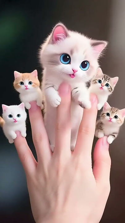 5 jari, 5 kucing imut 🐱✨ Lucunya kebangetan! #CuteCats #FYP' #cat #imut