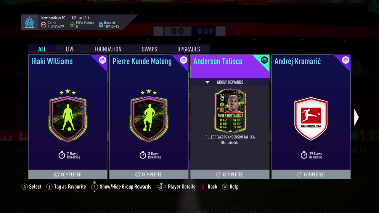 84 Anderson Talisca Rulebreakers SBC FIFA 21