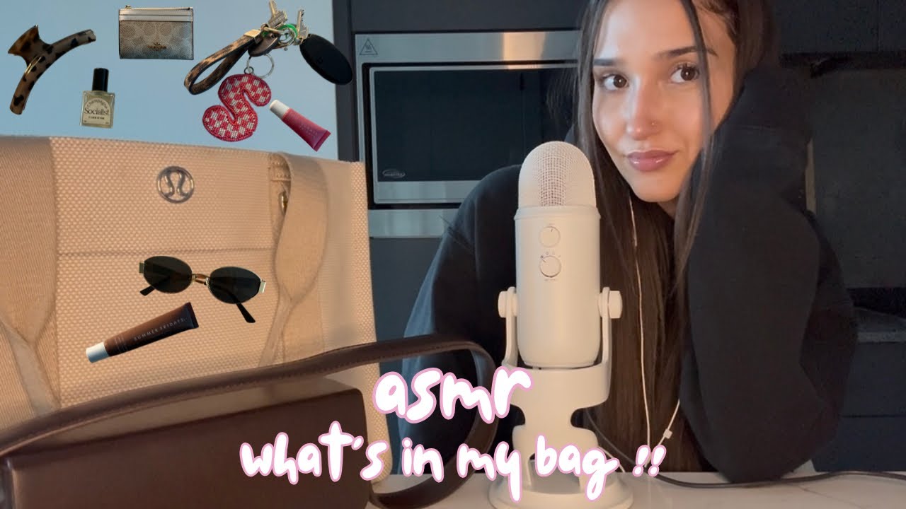 asmr - what’s in my bag