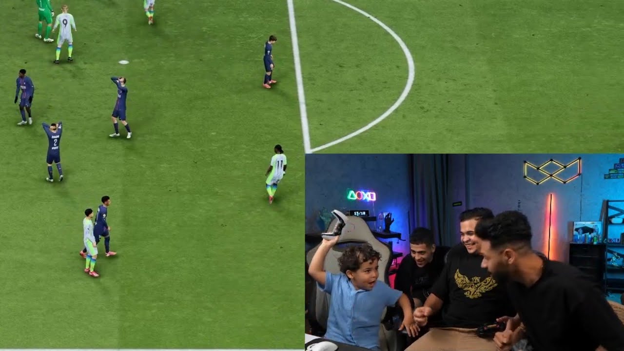 ادم دوشا أول ماتش فيفا مع عمرو لأول مره FC26