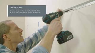 How to Install the EasyClosets Rail Design and build your own custom closet. See how easy it can be with EasyClosets. This video provides the steps for installing the