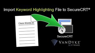SecureCRT Keyword Highlighting: Importing an INI File