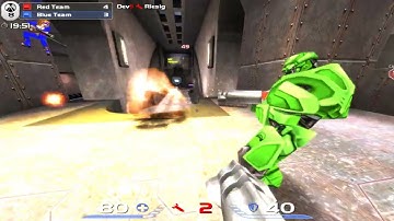 QL CTF Simple Rule Shining Forces; Devil ends another perfect flag run to tie the map.