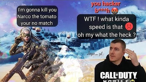 CoD Narco came across a hacker 🤯🤬| CoD Narco vs hacker | slide $ jump  hacker | CoD Narco | codm