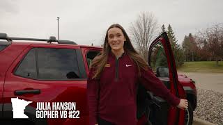 Minnesota Made: Gopher Volleyball's Julia Hanson (pres. by Toyota)