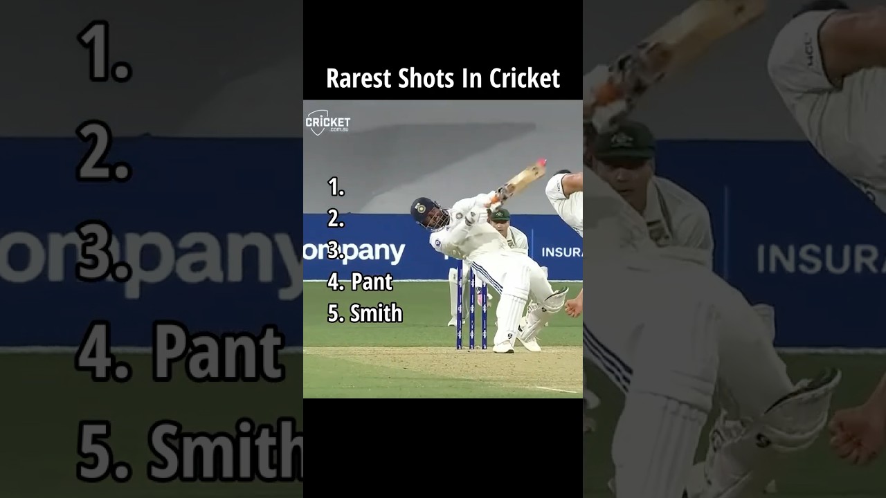 Rarest Shots in Cricket 