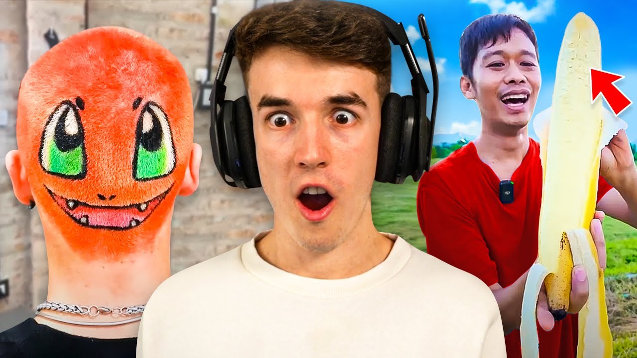 REACCIONANDO A COSAS QUE NO SABIAS HACE 5 MINUTOS *EL PLATANO GIGANTE*