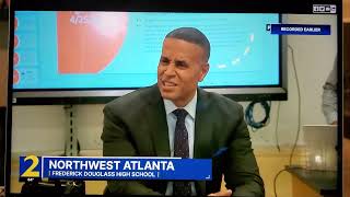 Fred Blankenship, WSB-TV Channel 2, speaks with our mentorship program participants!