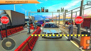 Border Police Game: Patrol Duty Police  check Car Simulator - Android GamePlay. #1 screenshot 3