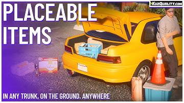 FiveM Script | Placeable items [ESX + QB] | KuzQuality