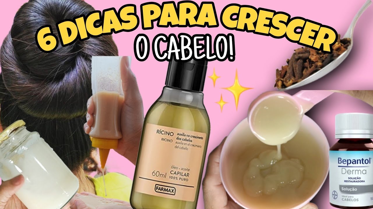 COMO FAZER O CABELO CRESCER RÁPIDO EM UM SEMANA/Receita caseira para o ...