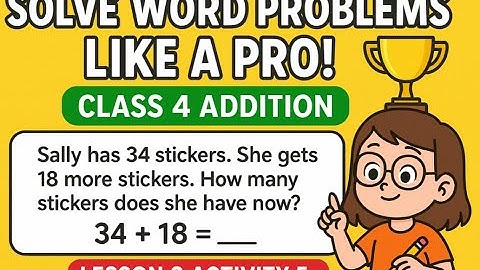 Solve Word Problems Like a Pro! 🏆 Class 4 Addition | Lesson 3 Activity 5 | CBSE Math Explained
