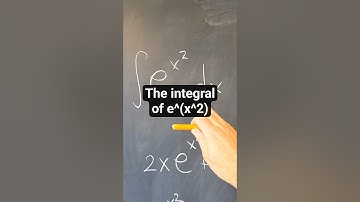 The integral of e^(x^2) #math #calculus #integrals #integration #infiniteseries #stem