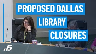Proposal to close four Dallas library branches | NBCDFW