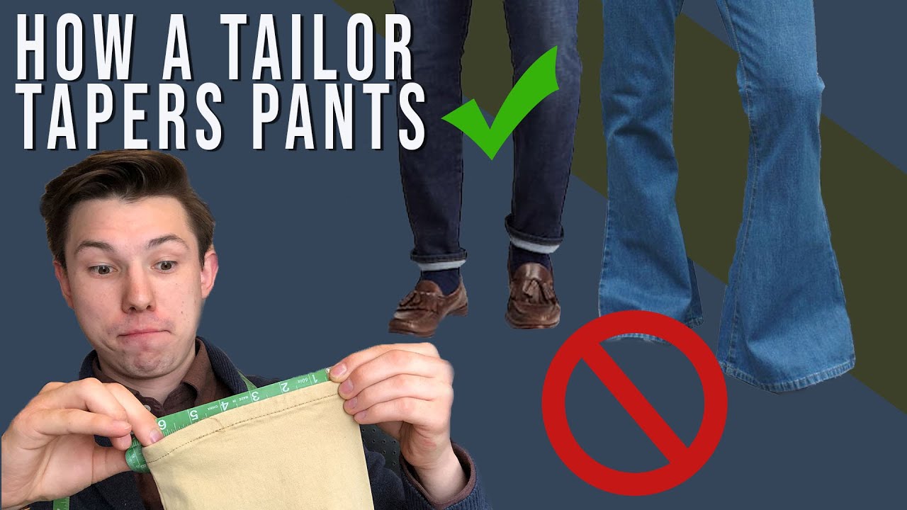 Slight Forward Taper Pants Tutorial - Casule Pants